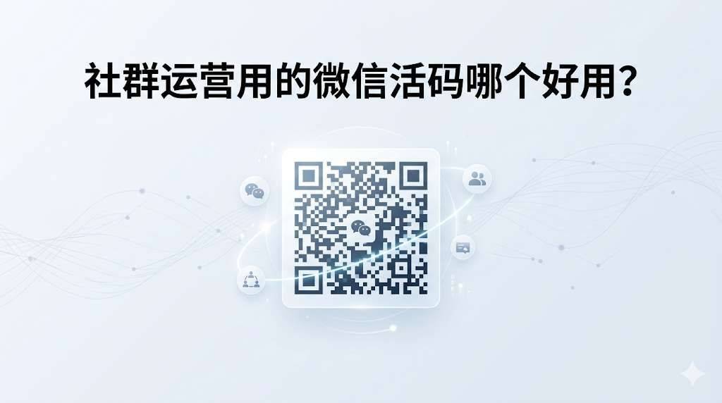 社群运营用的微信活码哪个好用?
